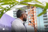 SJ Construction Pvt Ltd held a groundbreaking event in Hulhumalé to celebrate the commencement of construction on the SJ Creek Residences.