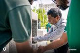 Launch of the drinking water fountain in Central Park