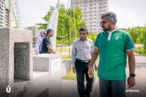 Launch of the drinking water fountain in Central Park